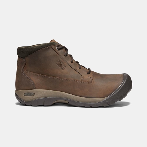 Magasin Chaussures Keen | Chaussure Casual Keen Austin Casual Waterproof Homme Marron (FRS097568)